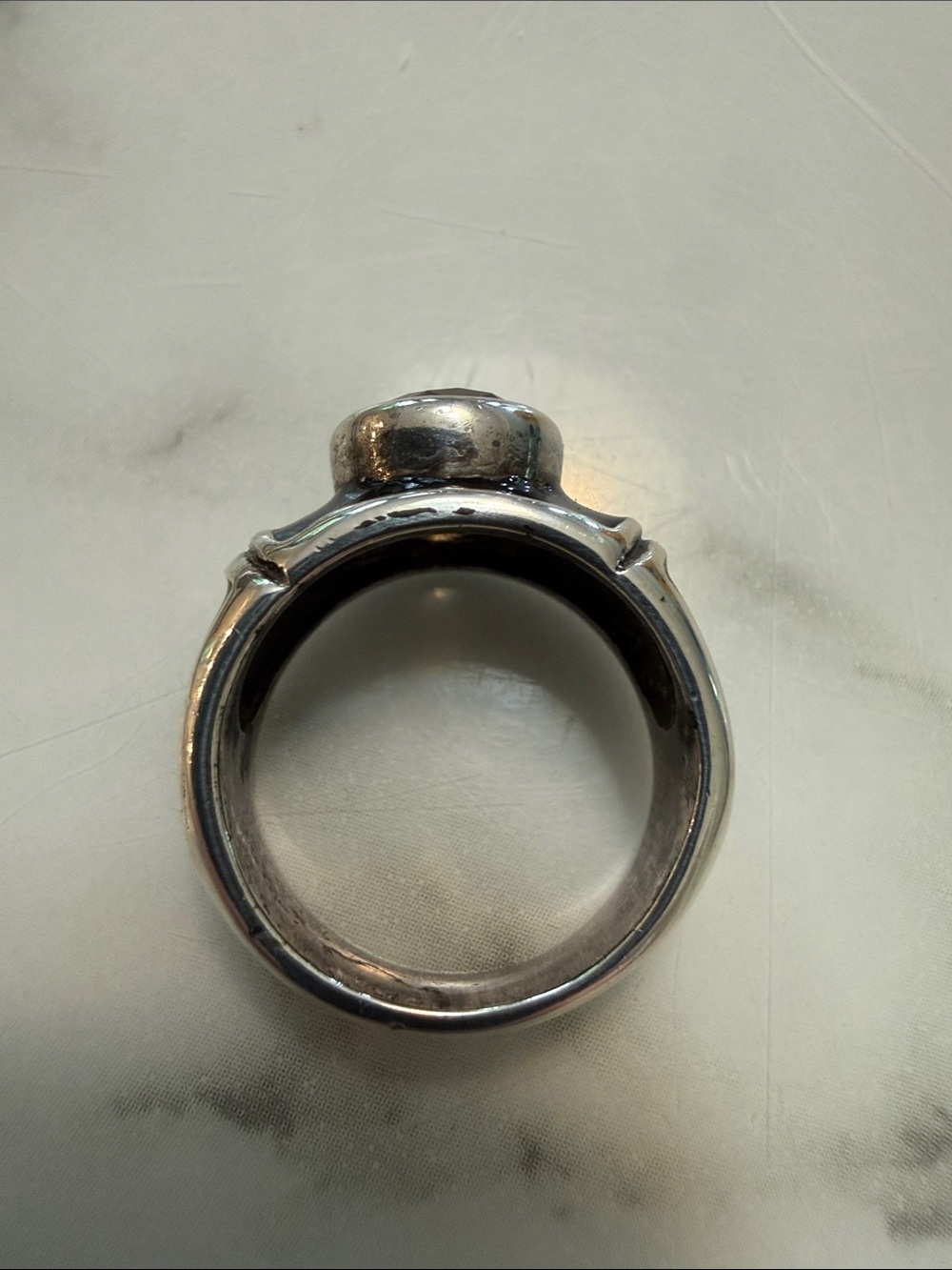 Espo Sterling silver and citrine ring, size 6 - Picture 4 of 5